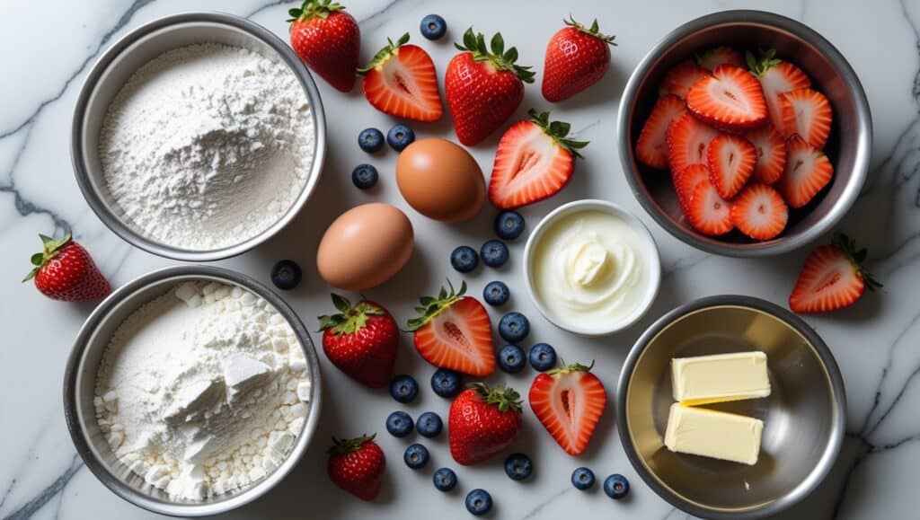Ingredients for American_Cake Recipe